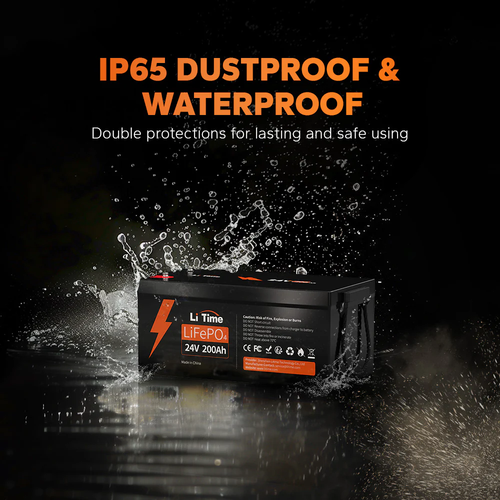LiTime 24V 200Ah Lithium Battery | Group 8D Size - Image 9